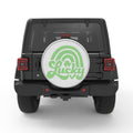 LUCKY ST PATRICKS DAY RAINBOW BLACK TIRE COVER