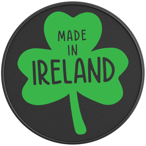 MADE IN IRELAND BLACK CARBON FIBER TIRE COVER