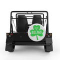 MADE IN IRELAND WHITE CARBON FIBER TIRE COVER FOR MOKE