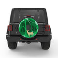 MAGICAL DEER PEARL  WHITE CARBON FIBER TIRE COVER