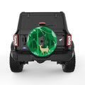 MAGICAL DEER BLACK CARBON FIBER TIRE COVER