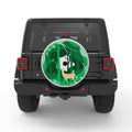 MAGICAL DEER SILVER CARBON FIBER TIRE COVER