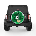 MAGICAL DEER PEARL  WHITE CARBON FIBER TIRE COVER
