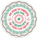MAGIC OF CHRISTMAS PEARL  WHITE CARBON FIBER TIRE COVER
