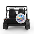 MAINE WHITE CARBON FIBER TIRE COVER FOR MOKE