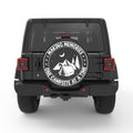 MAKING MEMORIES ONE CAMPSITE AT THE TIME PEARL  WHITE CARBON FIBER TIRE COVER