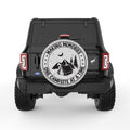 MAKING MEMORIES ONE CAMPSITE AT THE TIME SILVER CARBON FIBER TIRE COVER
