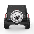 MAKING MEMORIES ONE CAMPSITE AT THE TIME PEARL  WHITE CARBON FIBER TIRE COVER