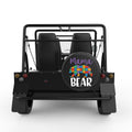 MAMA BEAR BLACK CARBON FIBER TIRE COVER FOR MOKE