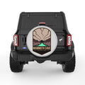 MAMMOTH CAVE SILVER CARBON FIBER TIRE COVER