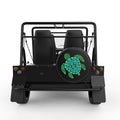 MANDALA TURTLE BLACK TIRE COVER FOR MOKE