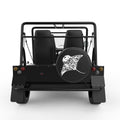 MANTA RAY BLACK CARBON FIBER TIRE COVER FOR MOKE