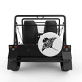 MANTA RAY WHITE TIRE COVER FOR MOKE