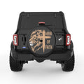 MAN OF FAITH BLACK TIRE COVER