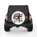 MAN OF FAITH WHITE TIRE COVER