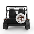 MAN OF FAITH WHITE TIRE COVER FOR MOKE