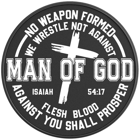 MAN OF GOD PEARL  WHITE CARBON FIBER TIRE COVER