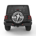 MAN OF GOD PEARL  WHITE CARBON FIBER TIRE COVER