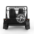 MAN OF GOD BLACK CARBON FIBER TIRE COVER FOR MOKE