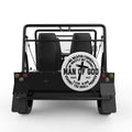 MAN OF GOD WHITE CARBON FIBER TIRE COVER FOR MOKE