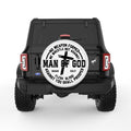 MAN OF GOD WHITE TIRE COVER
