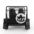 MAPLE LEAF WOLF WHITE TIRE COVER FOR MOKE