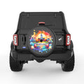 MARYLAND BLACK CARBON FIBER TIRE COVER