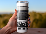 MAY THE HORSE BE WITH YOU 20 OZ TUMBLER