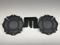 MALTESE CROSS FOOT PEGS FOR JEEP WRANGLER AND JEEP GLADIATOR in Black Color
