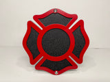 MALTESE CROSS HITCH COVER FOR ANY 2 INCH RECEIVER in RED For Jeep Wrangler JL and JK and JT