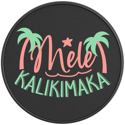 MELE KALIKIMAKA PEARL  WHITE CARBON FIBER TIRE COVER