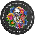 MENTAL HEALTH MATTERS BLACK TIRE COVER