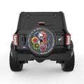 MENTAL HEALTH MATTERS BLACK CARBON FIBER TIRE COVER