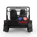 MERICA BLACK CARBON FIBER TIRE COVER FOR MOKE