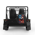 MERICA CUTE RACCOON BLACK CARBON FIBER TIRE COVER FOR MOKE