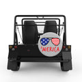 MERICA SILVER CARBON FIBER TIRE COVER FOR MOKE