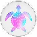 MERMAID COLORED SEA TURTLE WHITE TIRE COVER