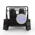 MERMAID SCALES SEA TURTLE SILVER CARBON FIBER TIRE COVER FOR MOKE