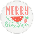 MERRY BEACHMAS BLACK TIRE COVER