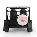 MERRY BEACHMAS WHITE TIRE COVER FOR MOKE
