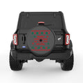 MERRY CHRISTMAS YA FILTHY ANIMAL BLACK CARBON FIBER TIRE COVER