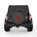 MERRY CHRISTMAS YA FILTHY ANIMAL BLACK TIRE COVER