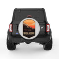 MESA VERDE SILVER CARBON FIBER TIRE COVER