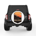 MESA VERDE WHITE TIRE COVER