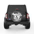 MICHIGAN COMPILATION BLACK CARBON FIBER TIRE COVER