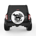 MICHIGAN COMPILATION WHITE TIRE COVER