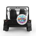 MINNESOTA WHITE CARBON FIBER TIRE COVER FOR MOKE