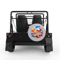 MISSISSIPPI SILVER CARBON FIBER TIRE COVER FOR MOKE