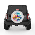 MISSOURI SILVER CARBON FIBER TIRE COVER