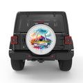 MISSOURI SILVER CARBON FIBER TIRE COVER